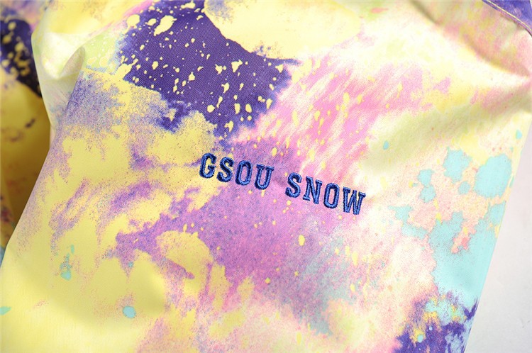 Женская теплая зимняя горнолыжная куртка GSOU SNOW, купить женскую горнолыжную куртку в интернет магазине