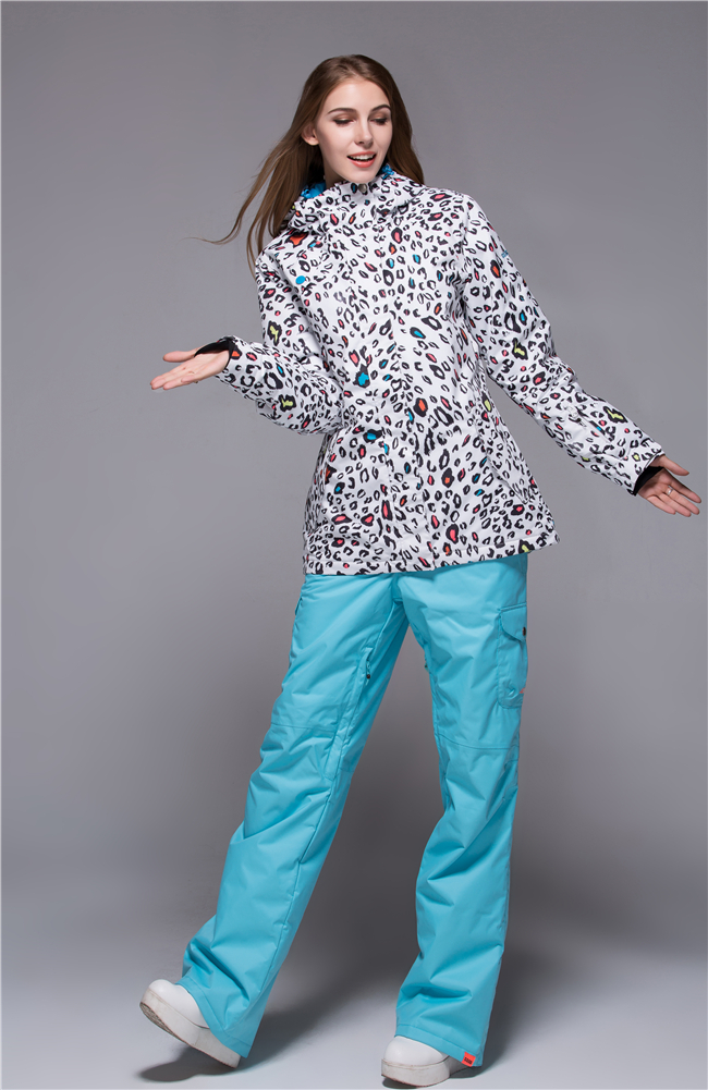 Брендовые зимние яркие недорогие спортивные женские горнолыжные лучшие костюмы Gsou SNOW купить в интернет магазине