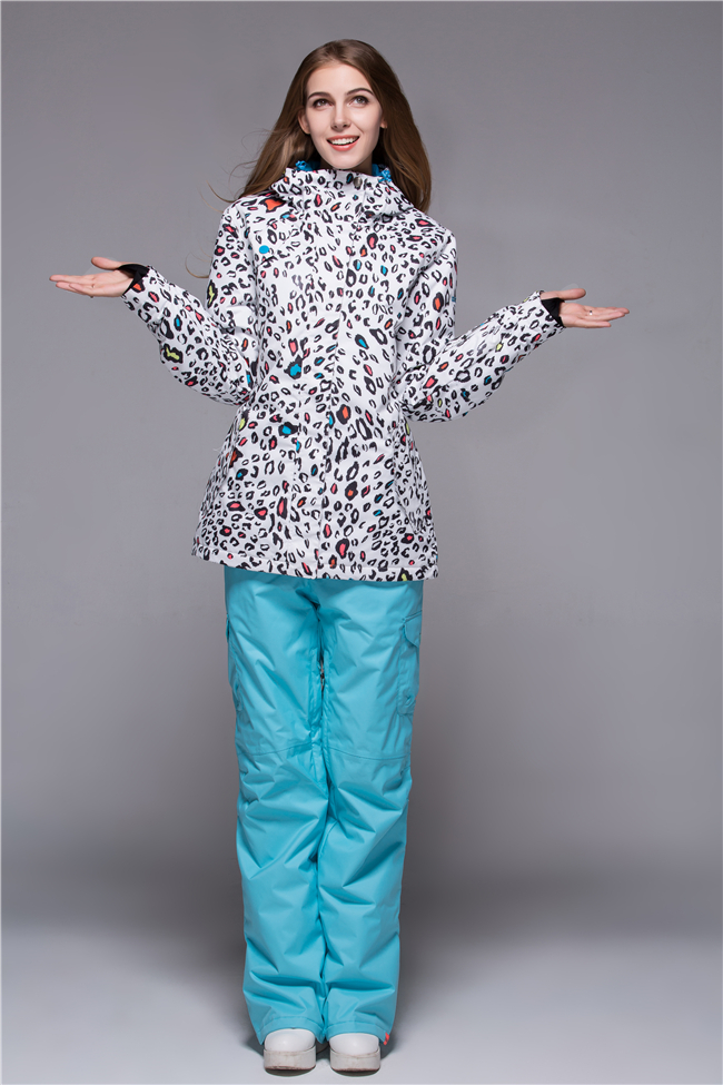 Брендовые зимние яркие недорогие спортивные женские горнолыжные лучшие костюмы Gsou SNOW купить в интернет магазине