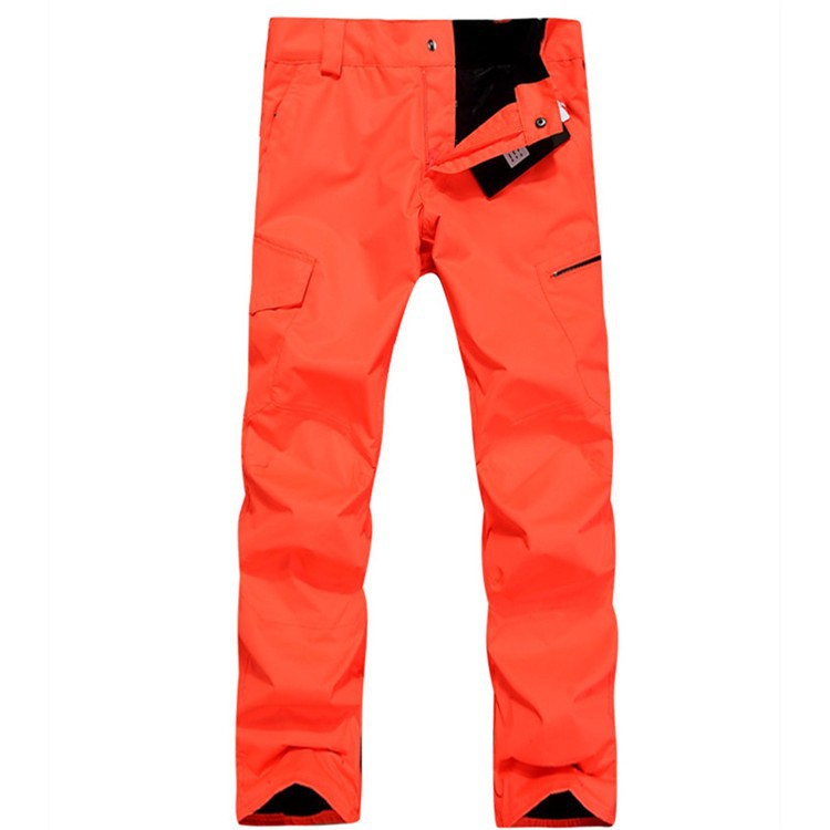 Зимние мужские горнолыжные брюки Gsou Snow, мужские спортивные красивые разноцветные синие оранжевые красные коричневые черные желтые зеленые салатовые лыжные брюки фото