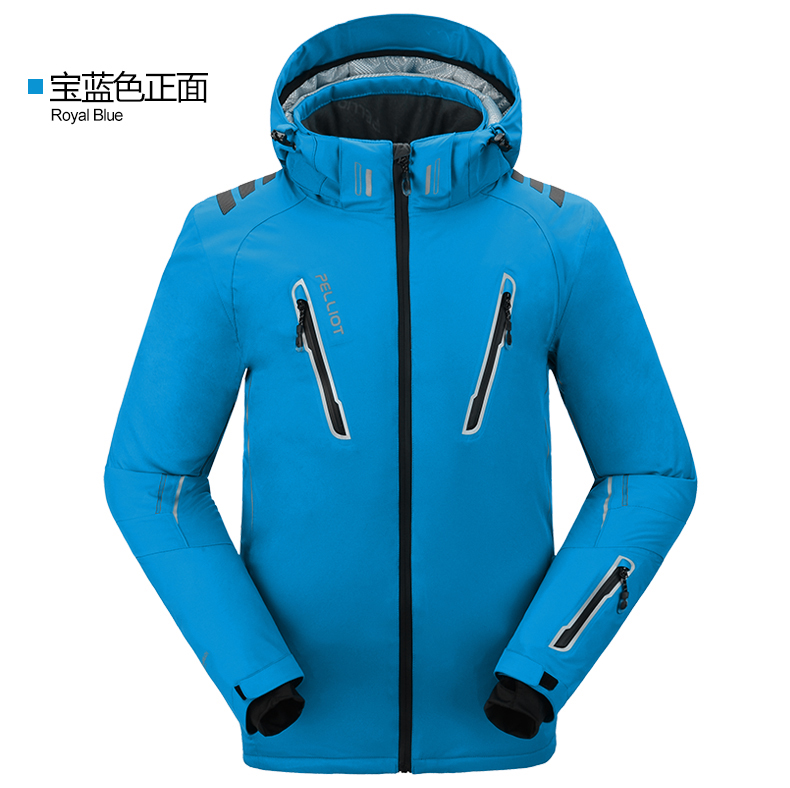 Водонепроницаемая, ветрозащитная мужская лыжная куртка фото