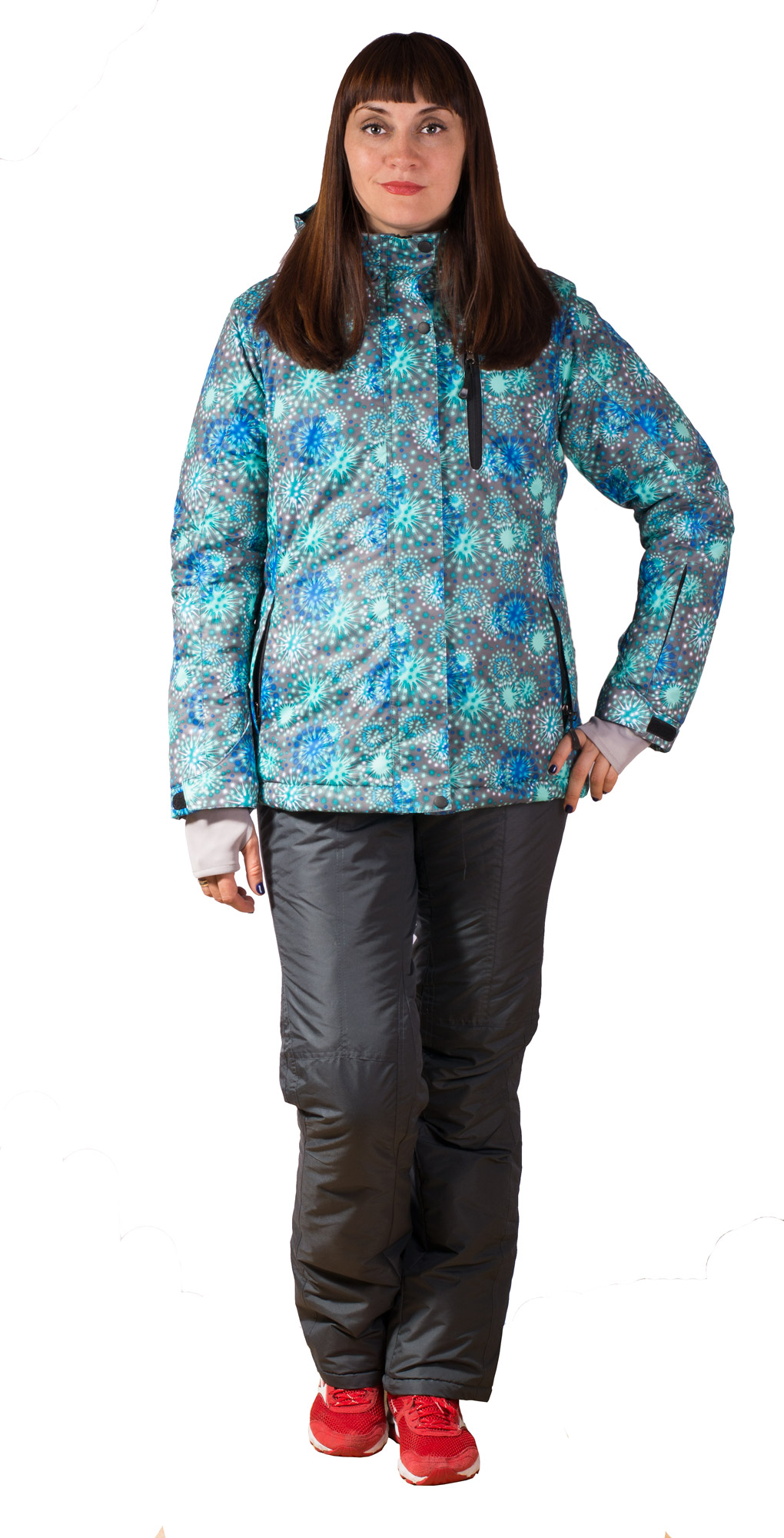 Зимний синий горнолыжный костюм для женщин в интернет магазине фото