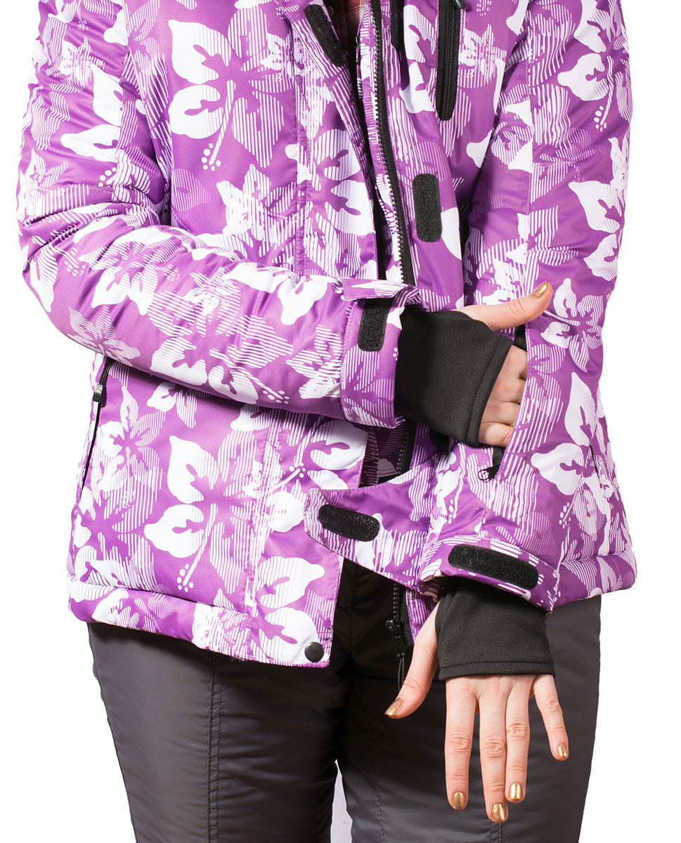 Зимняя женская яркая сиреневая фиолетовая горнолыжная одежда в интернет магазине фото