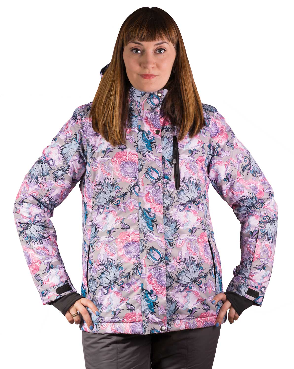 Купить женский зимний горнолыжный костюм большого размера в интернет магазине