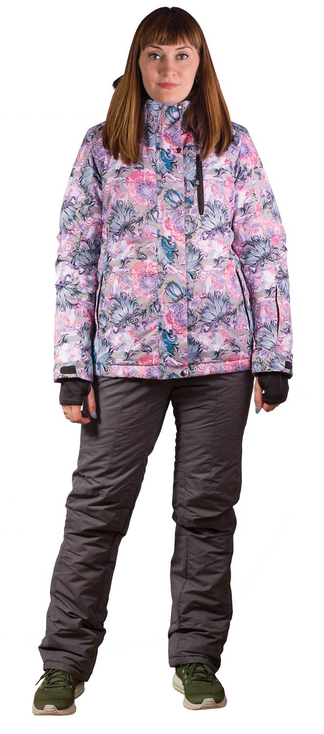 Купить женский зимний горнолыжный костюм большого размера в интернет магазине фото