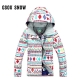 Теплая яркая зимняя модная женская горнолыжная куртка GSOU SNOW